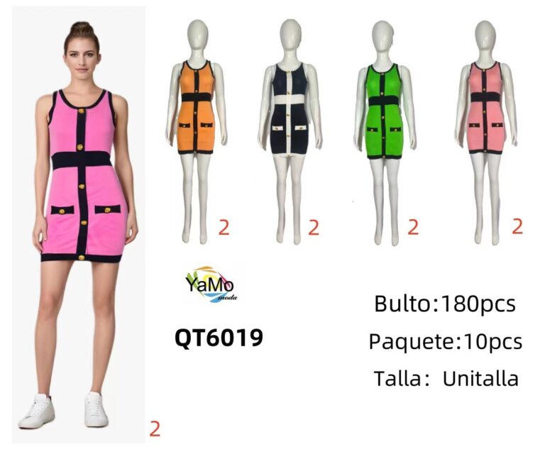 Yamo Vestido Casual QT6019 Rintin Mx