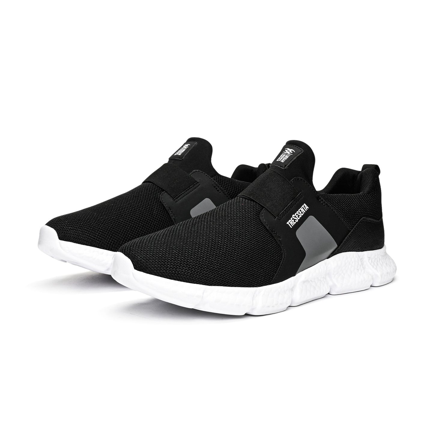 Tenis Deportivo Belford Negro/Negro/Blanco