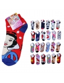 [Paquete 50 Prs] Calcetin Dama Diseño Disney