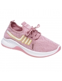 [Paquete 12 pares] Q807 TENIS DE INYECCION ROSA 23/25