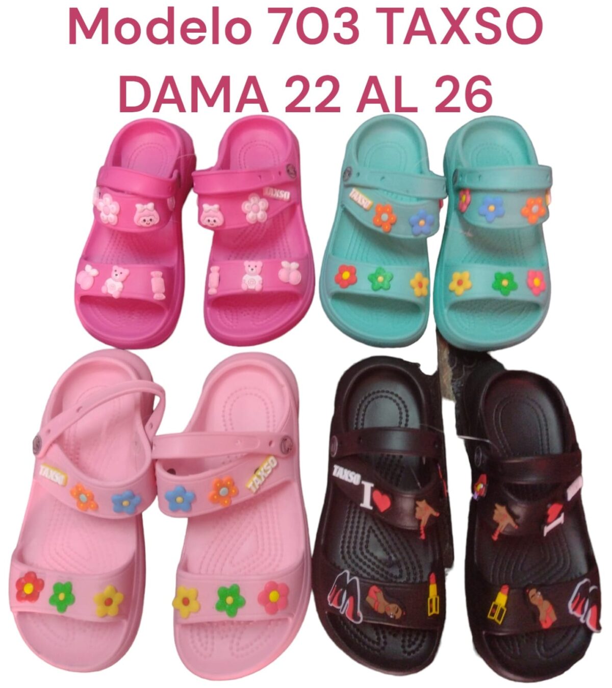 Sandalia decorada 703 Taxso