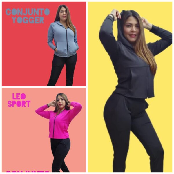 Conjunto 2 piezas jogger y sudadera 2Piezas