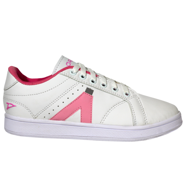Tenis Urbano Blanco Rosa Mod. 572