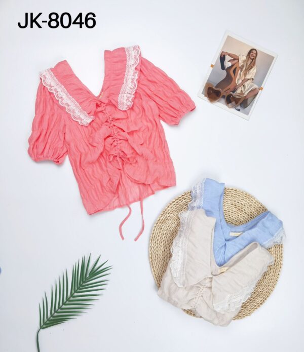 Blusa corrugada JK-8046