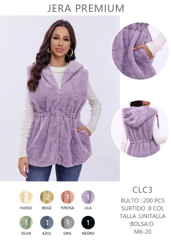 Chaleco peluche CLC3