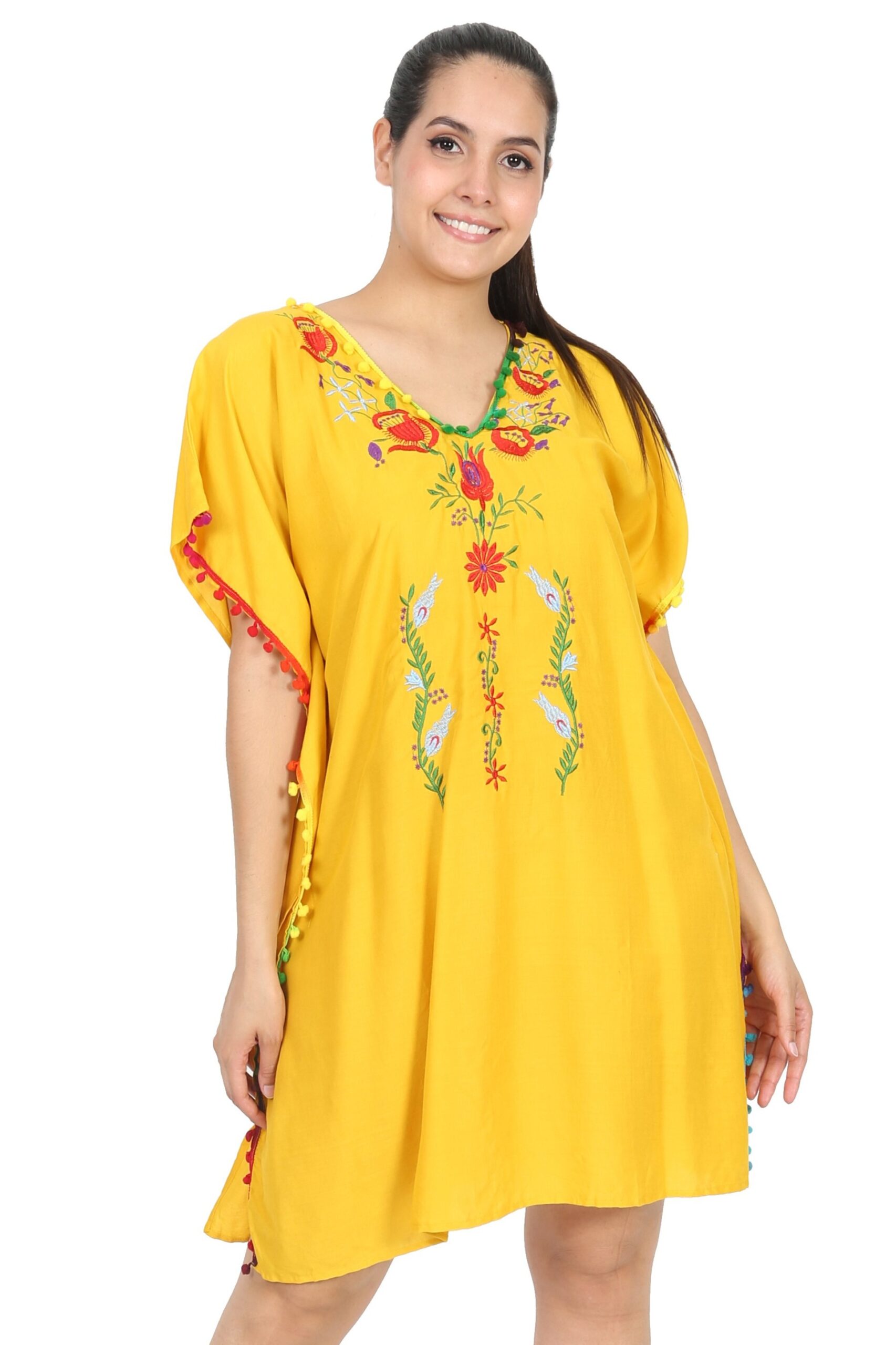 SAHIBA - Vestido corto bordado 19527PO-UNMZ