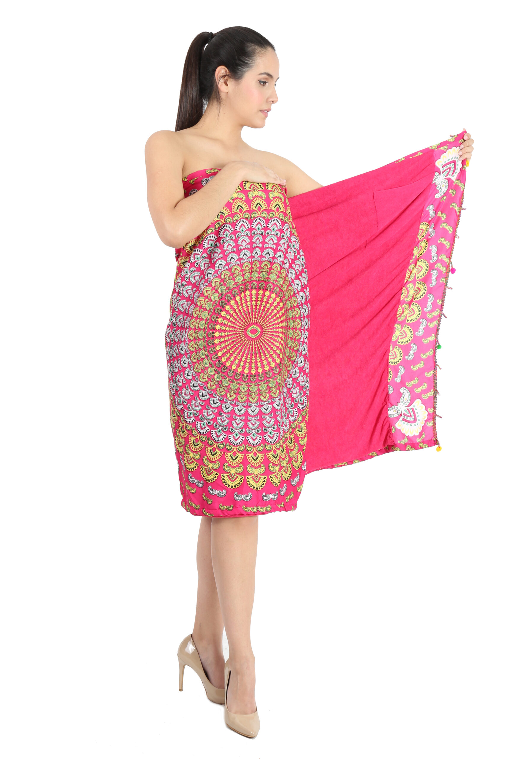 Vestido tipo pareo 6933PEO-UNFI