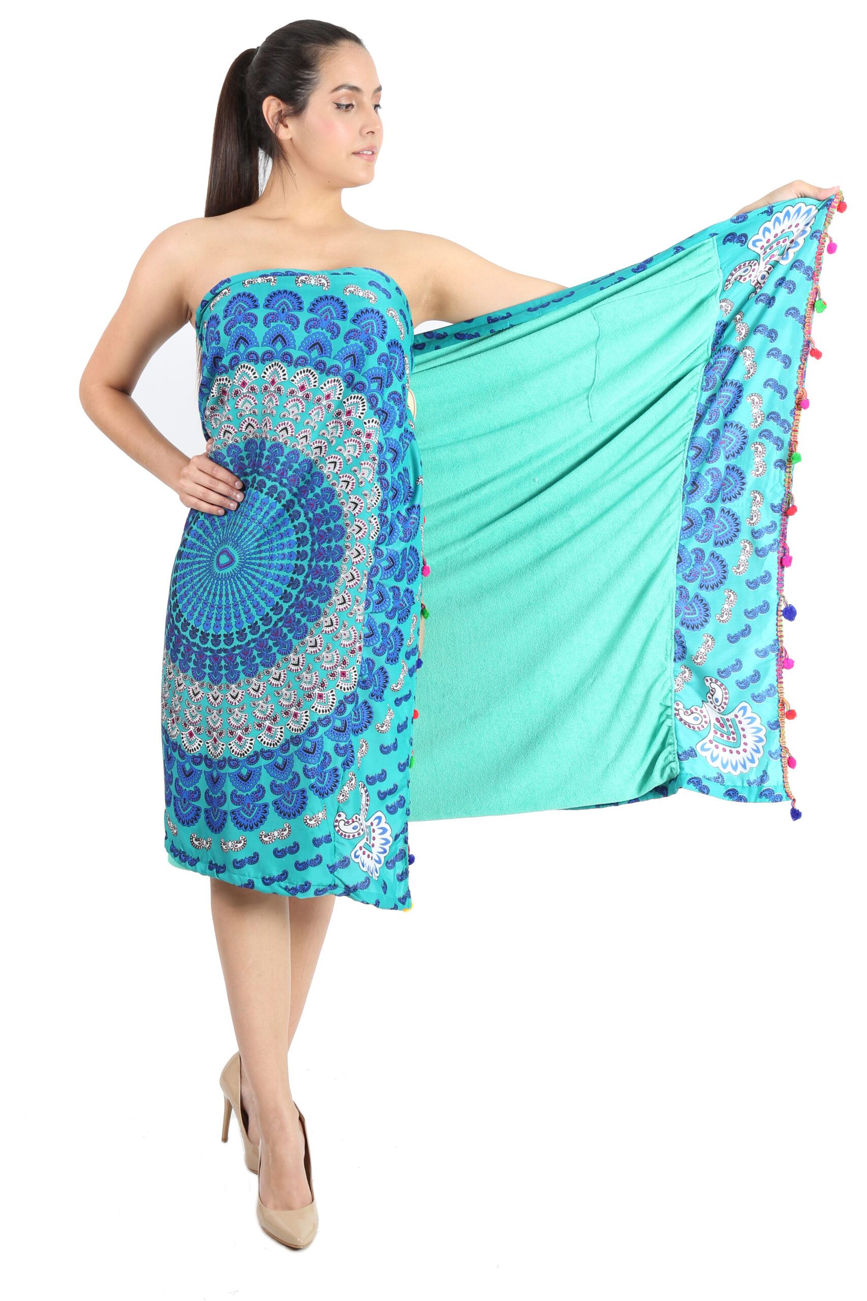 Vestido tipo pareo 6933PEO-UNJA