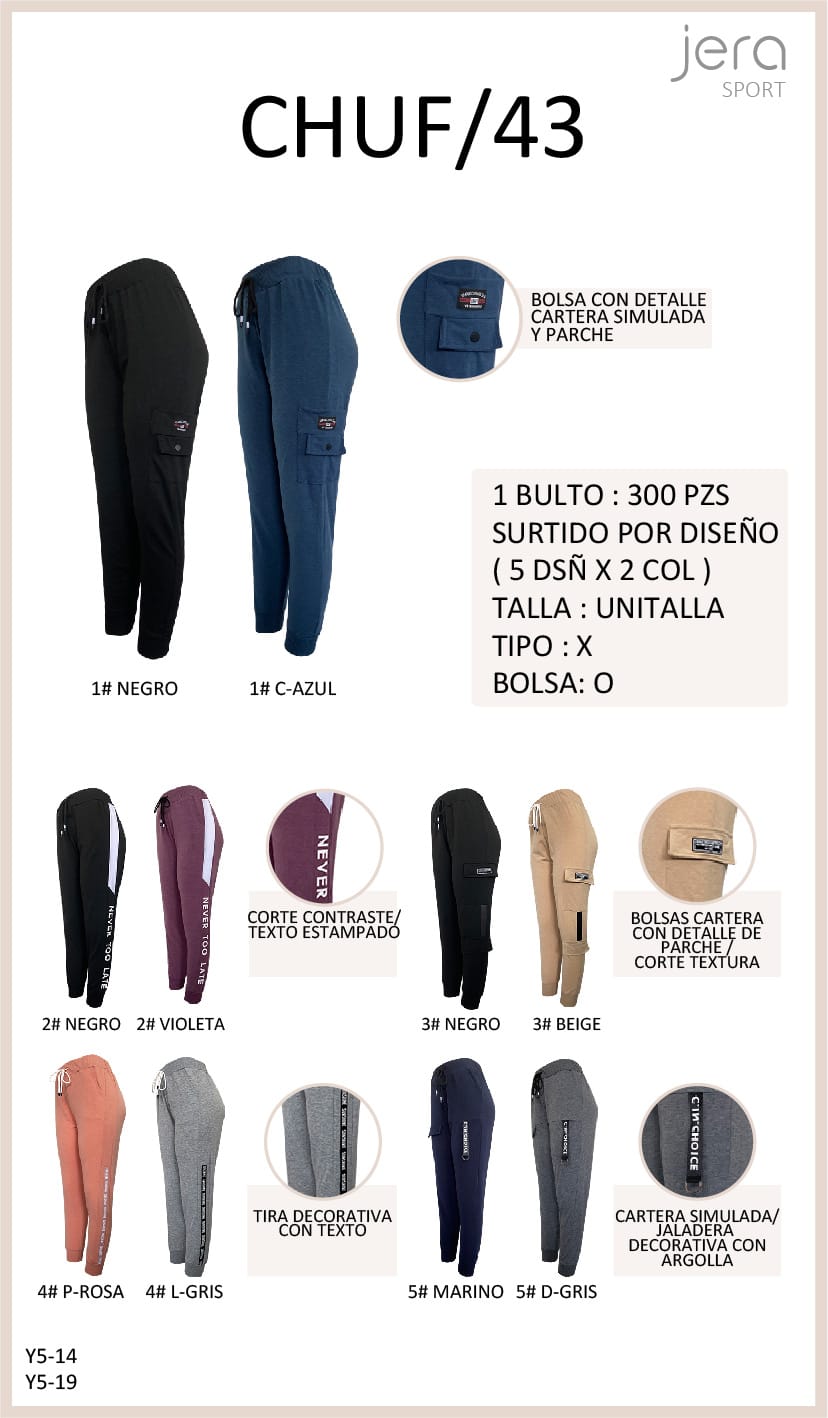 Pants tipo jogger CHUF43