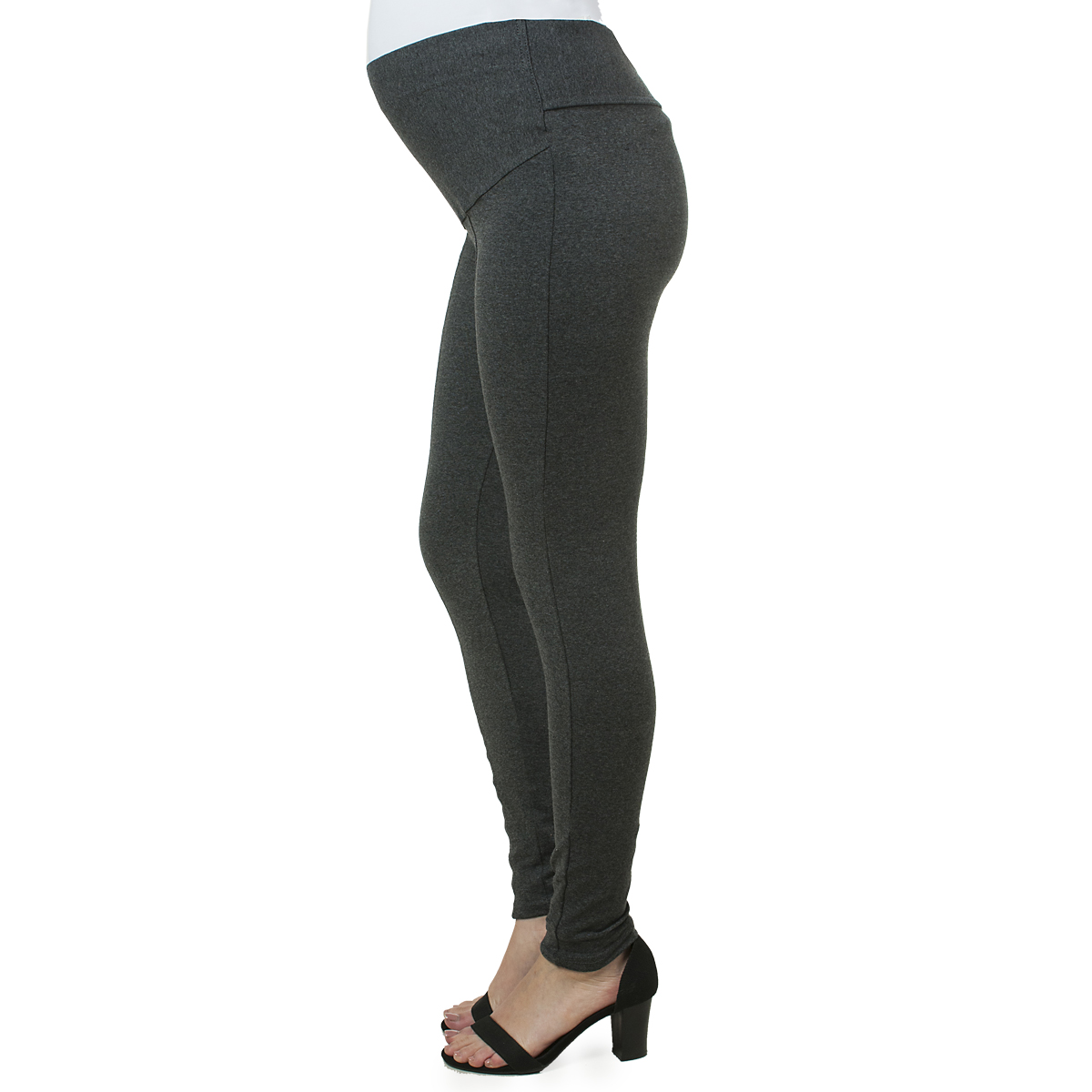 PAQUETE 4 LEGGINGS DE LICRA ALGODON DE MATERNIDAD