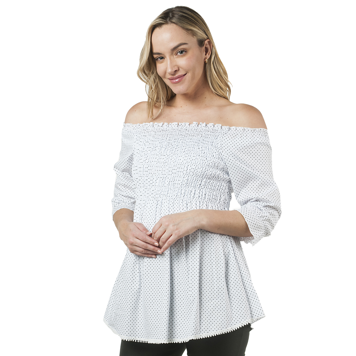 PAQUETE 4 BLUSAS MATERNIDAD RESORTE