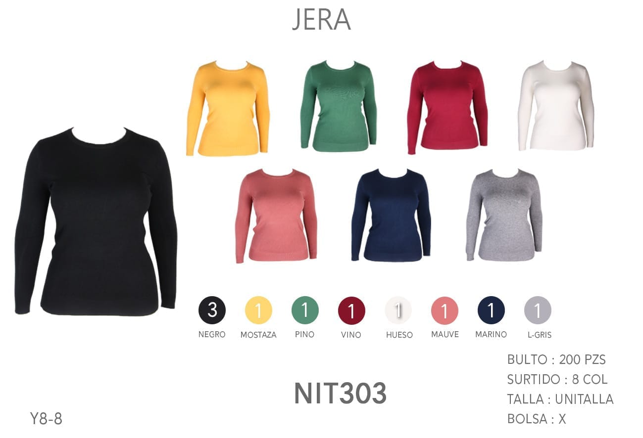 Blusa Manga Larga NIT303