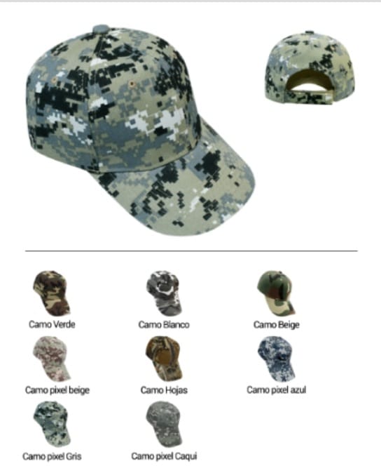 Gorra broche velcro BB ACR CAMO
