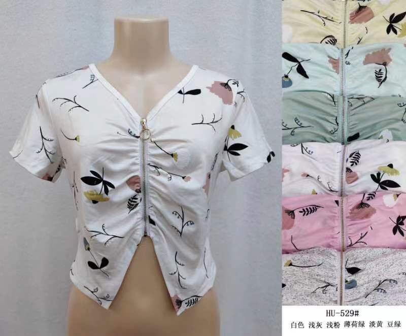 Blusa con cierre HU-529