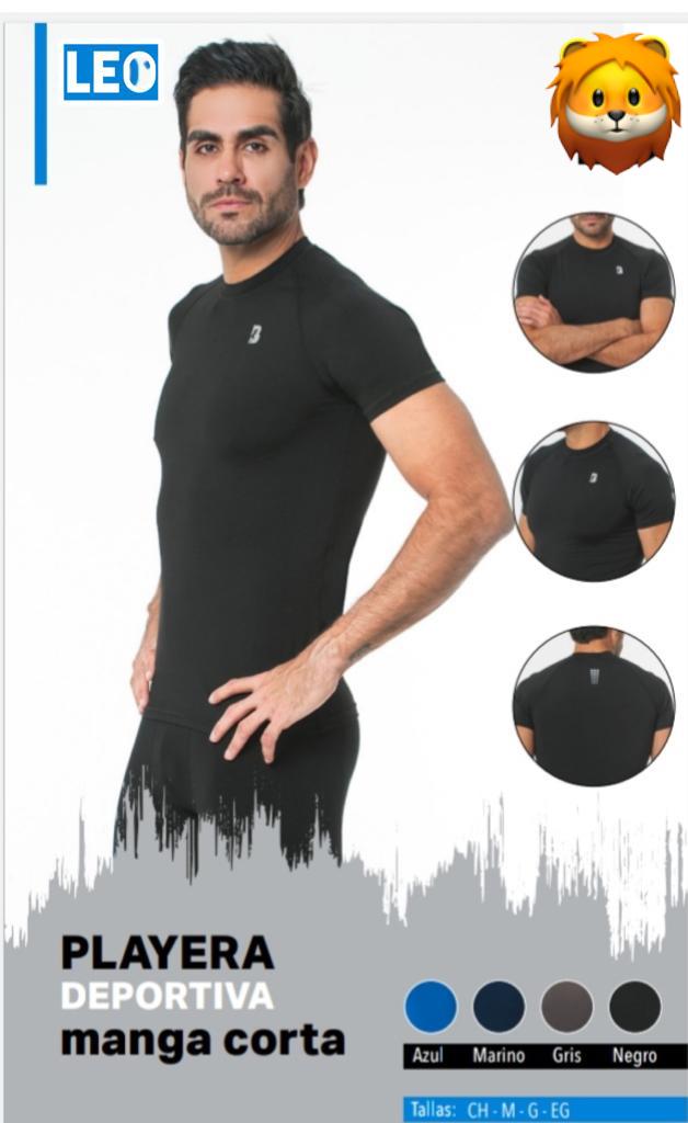 Playera deportiva caballero PlaMC