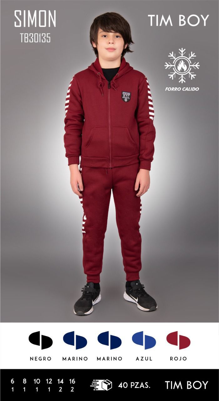 Conjunto pants y sudadera Simon30135