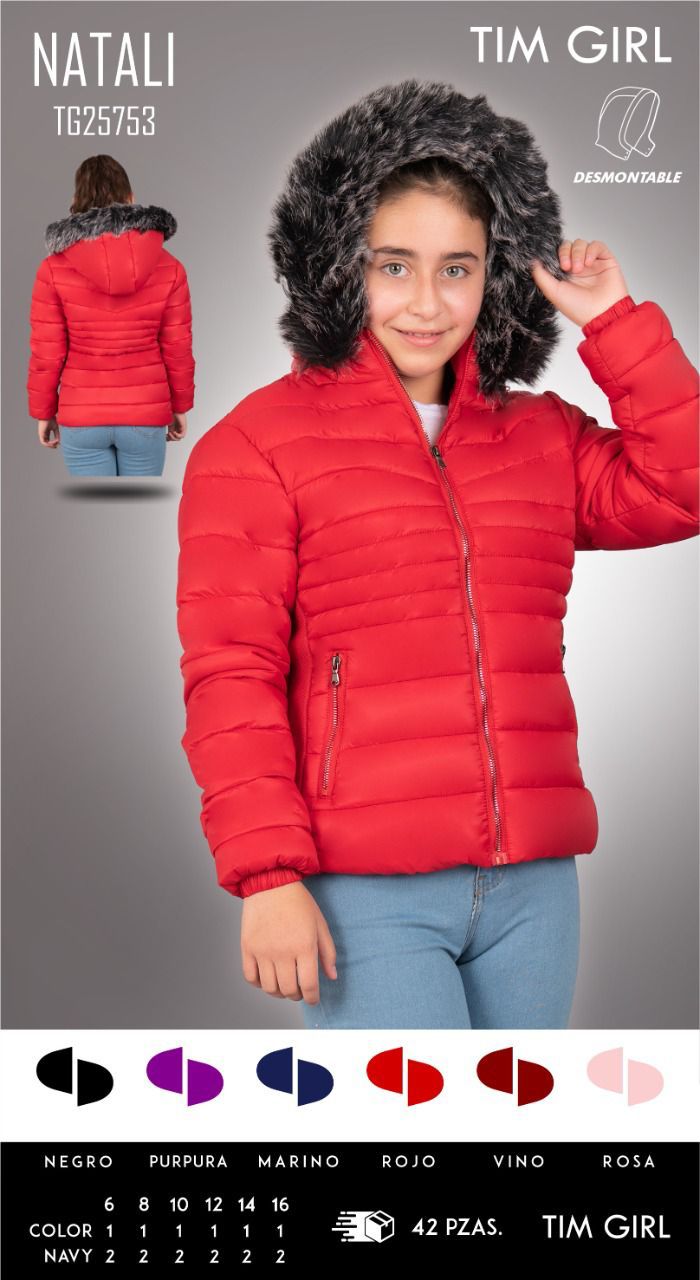 Chamarra gorro desmontable Natali25753