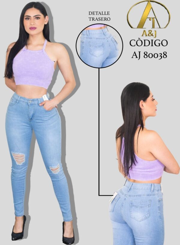 Pantalon Skinny A80038