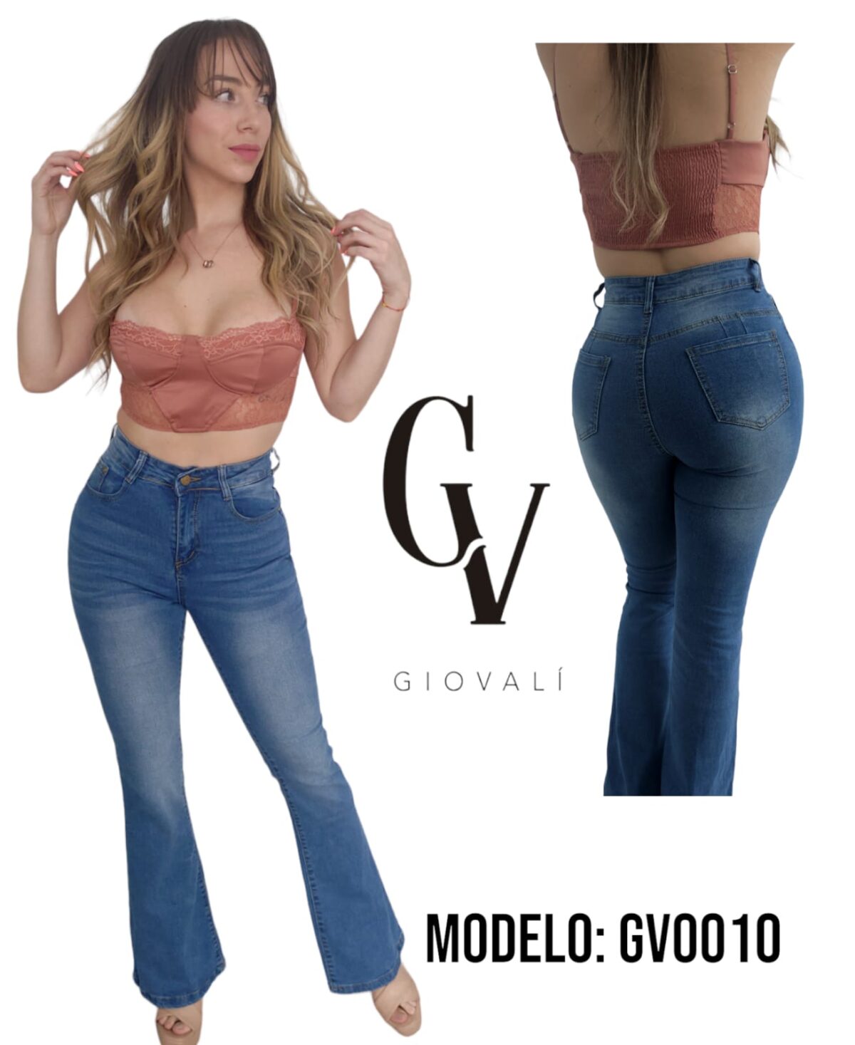 Jeans Acampanado GV0010Campana