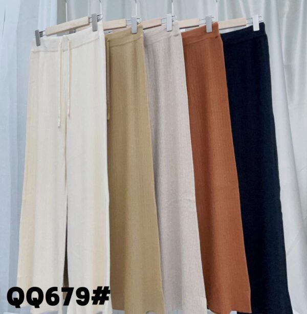 Pantalón de pierna ancha QQ679