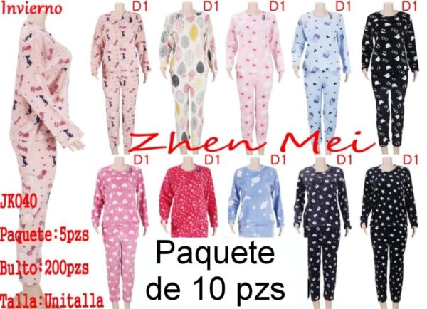 pijama polar sweet JK040