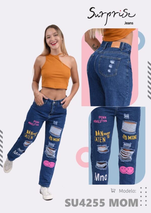 Pantalon Mom SU4255Mom