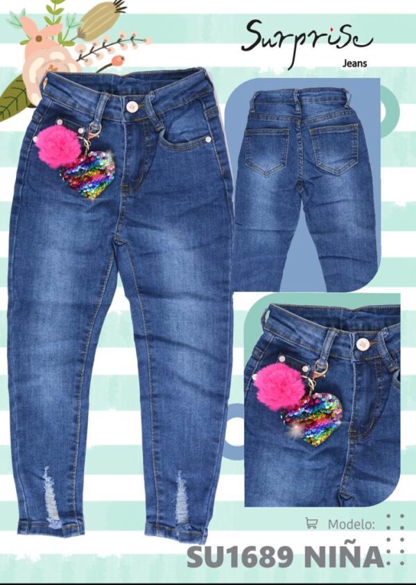 Pantalon Skinny niña SU1689Niña