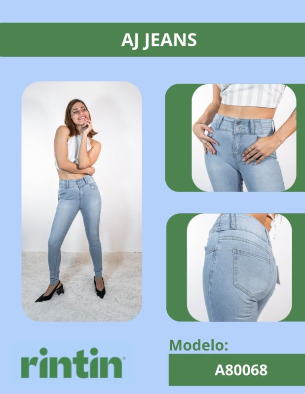 Pantalon Skinny A80068