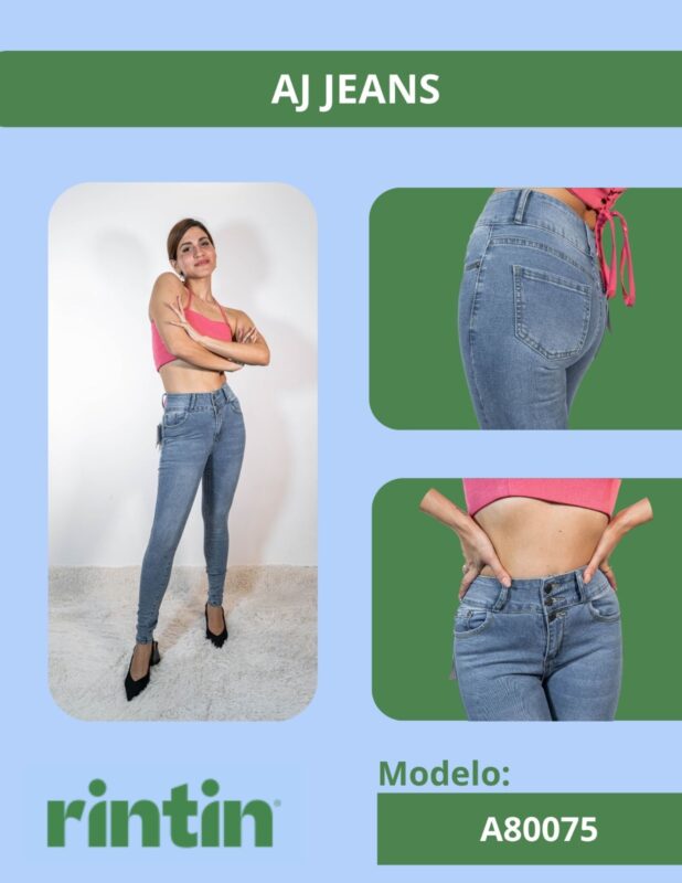 Pantalon Skinny A80075