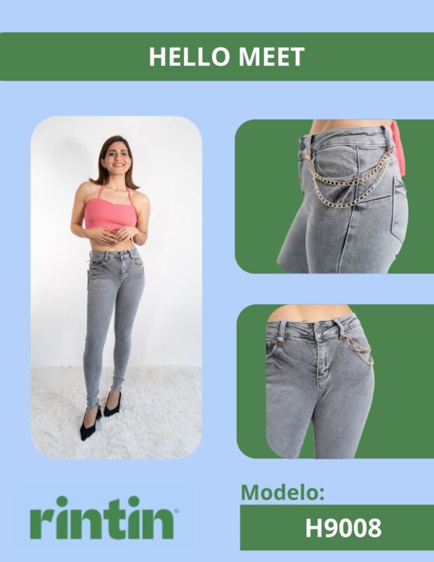 Pantalon Skinny H9008