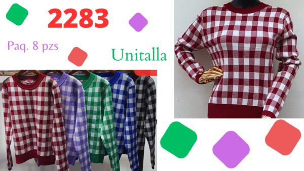 Sueter a cuadros 2283