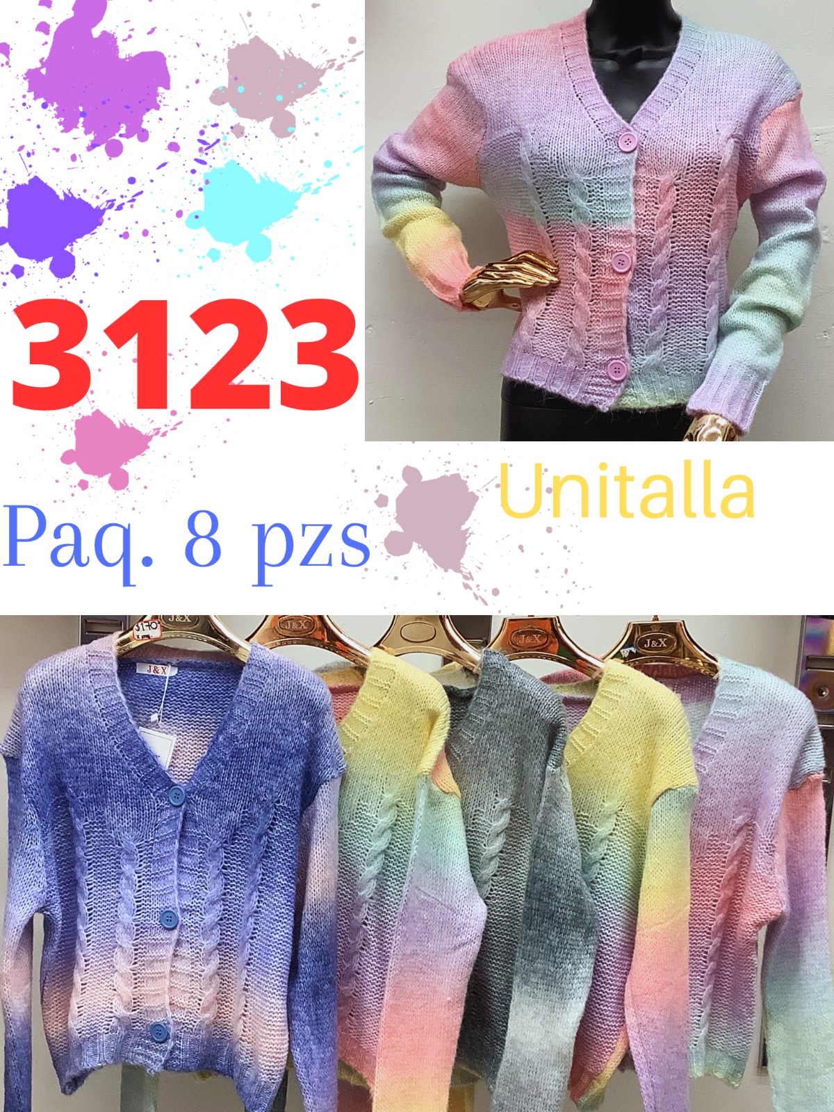 Sueter con botones 3123