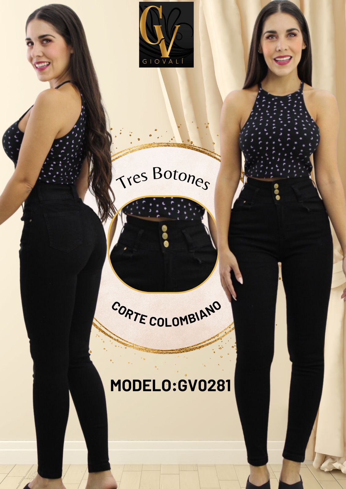 Jeans Skinny GV0281